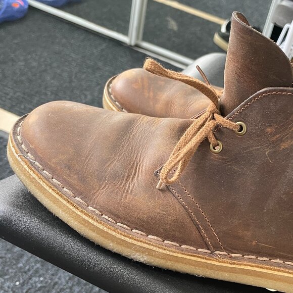 Clarks Men's Originals Desert Boot in Brown Leather.  Size: 10 - Picture 4 of 14